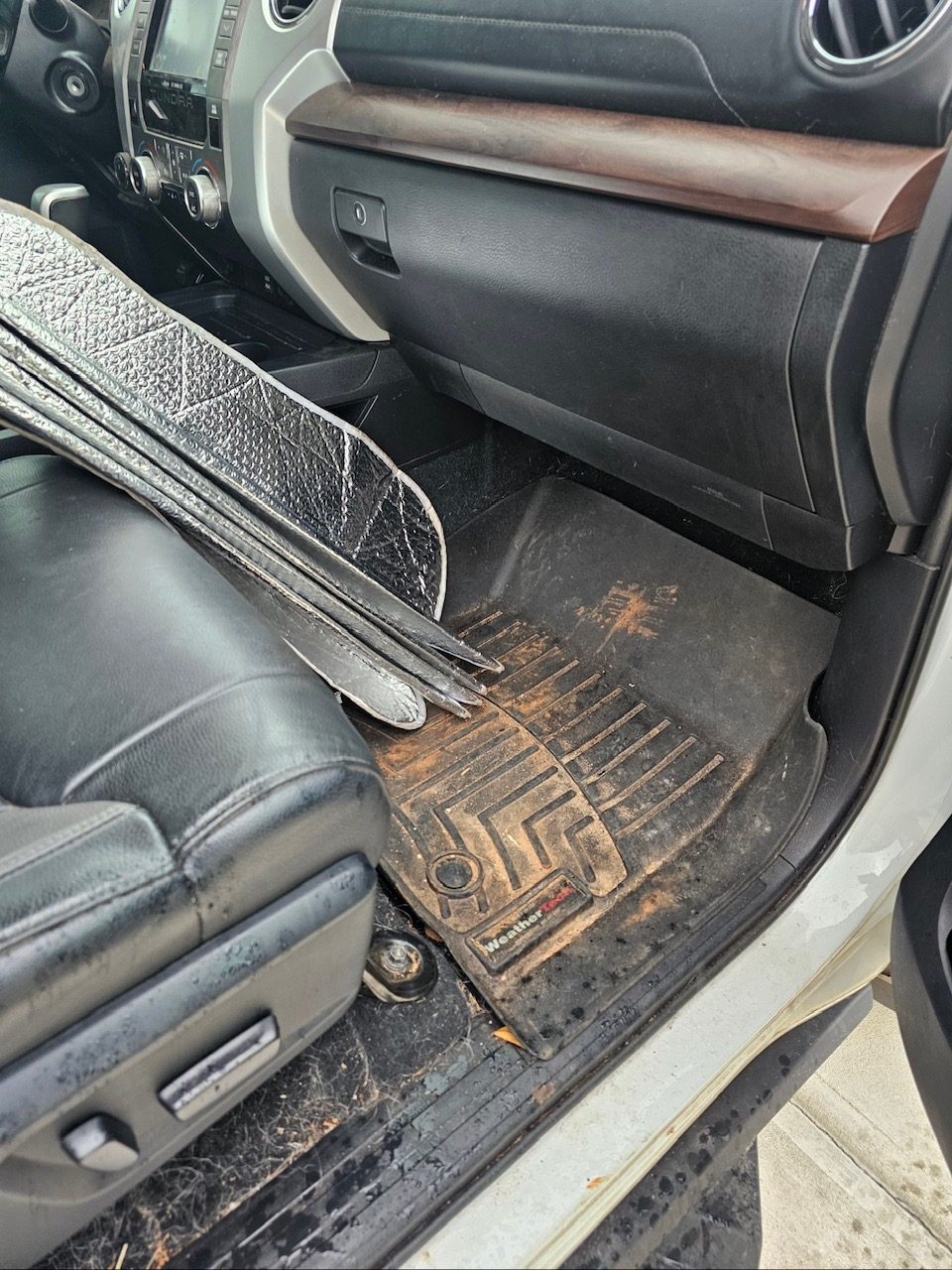 Interior floor before detailing