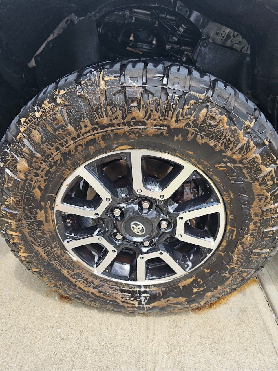 Wheel before detailing